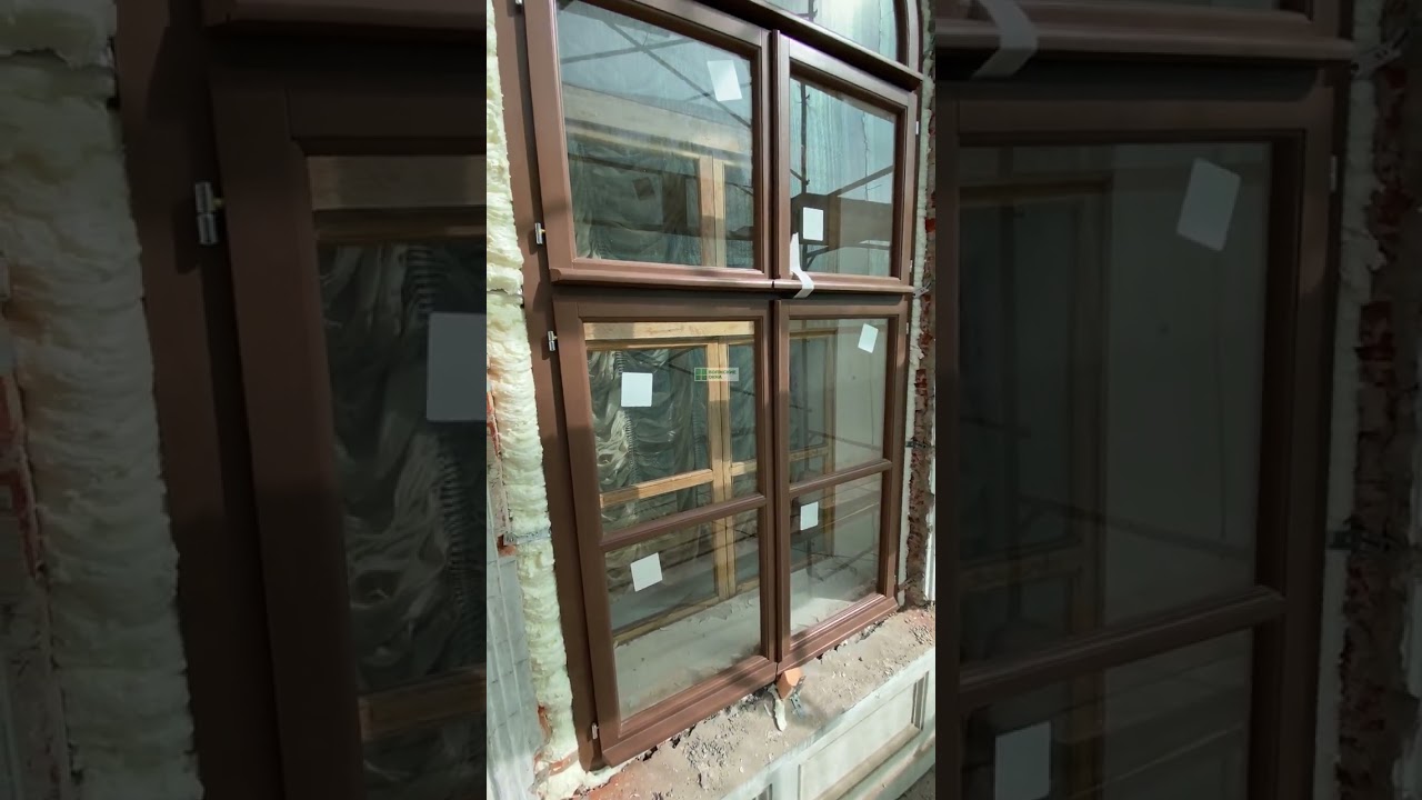 Центр Казани, деревянные окна для исторического здания.
